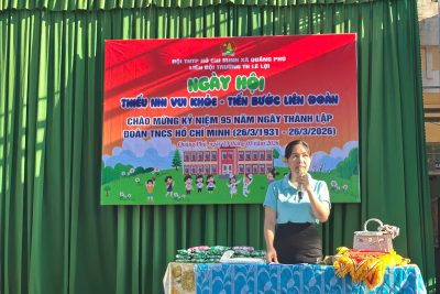 NGÀY HỘI THIẾU NHI VUI KHỎE –TIẾN BƯỚC LIÊN ĐOÀN