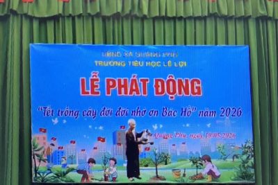 TRƯỜNG TIỂU HỌC LÊ LỢI TỔ CHỨC HOẠT ĐỘNG TRỒNG CÂY NHÂN DỊP KỶ NIỆM 136 NĂM NGÀY SINH  CHỦ TỊCH HỒ CHÍ MINH KÍNH YÊU (19/5/1890 – 19/5/2026)