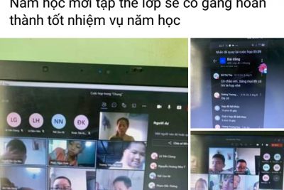 Trường tiểu học Lê Lợi triển khai dạy trực tuyến cho học sinh trong những ngày thực hiện chỉ thị 16.